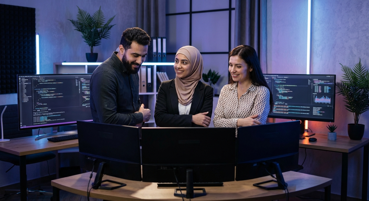 SwyftOps team collaborating